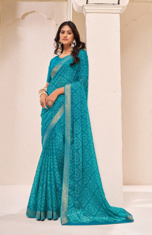 Oceanic Grace Saree