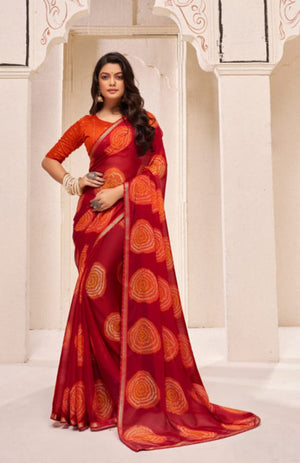 Bandhani Circle Saree