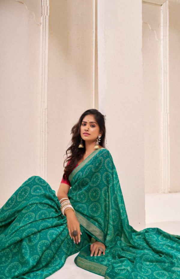 Oceanic Grace Saree