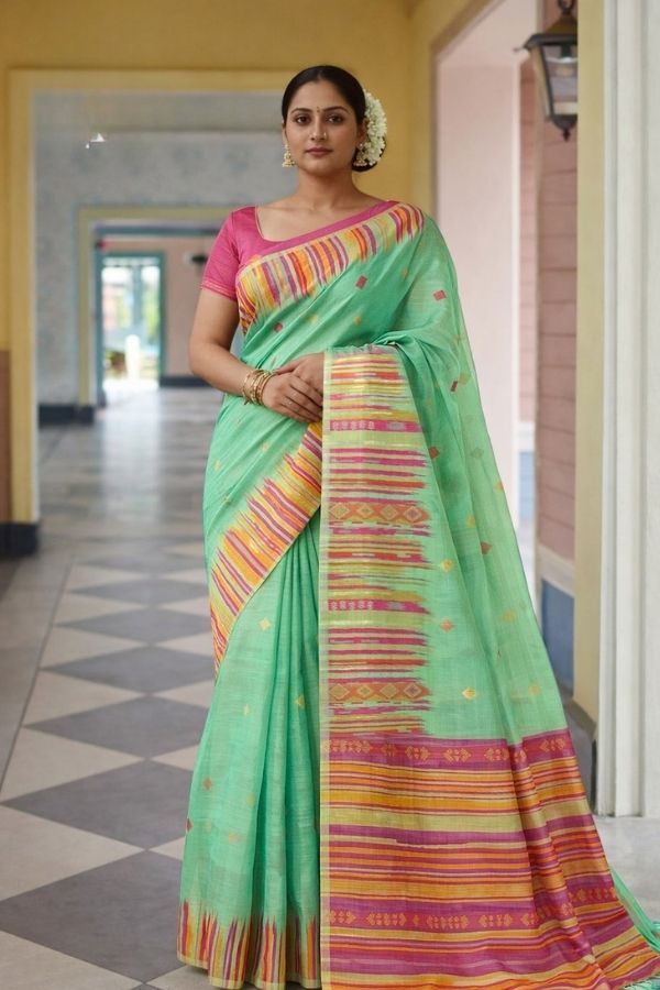 Zarmita Cotton Saree For Daily Wear