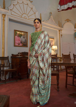 Linobloom Linen Saree for Wedding Wear