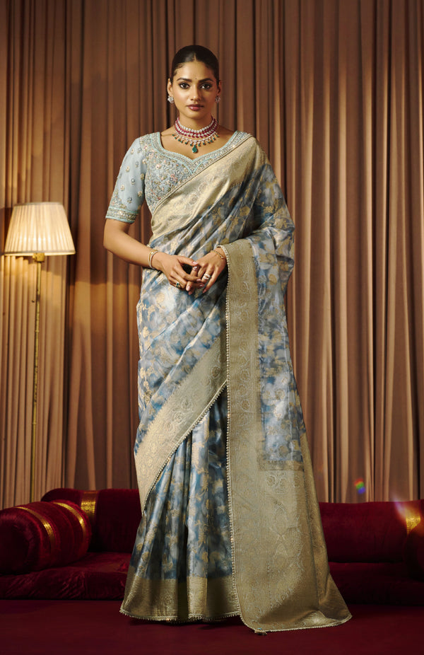 Kinari Grace Silk Saree For Festive Wear