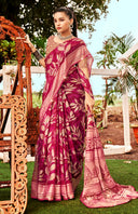 Vellura Brasso Saree For Festive Wear