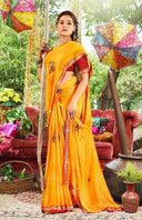 Soft Bloom Georgette Saree for Daily Wear