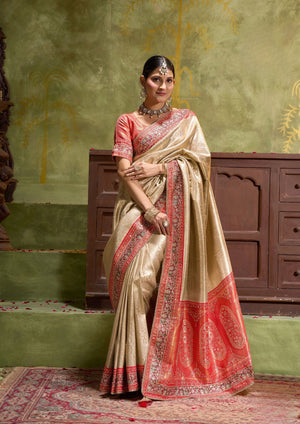 Glam Silk Saree For Wedding Wear