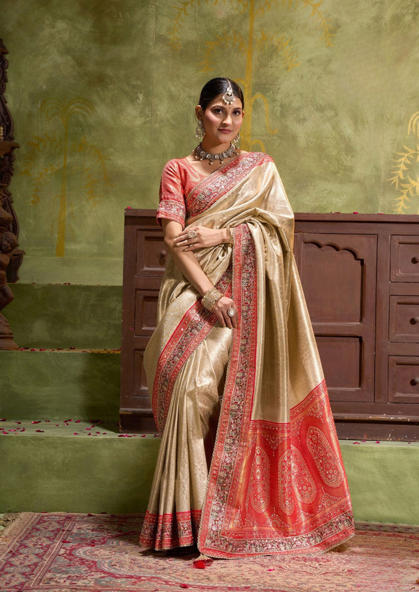 Glam Silk Saree For Wedding Wear