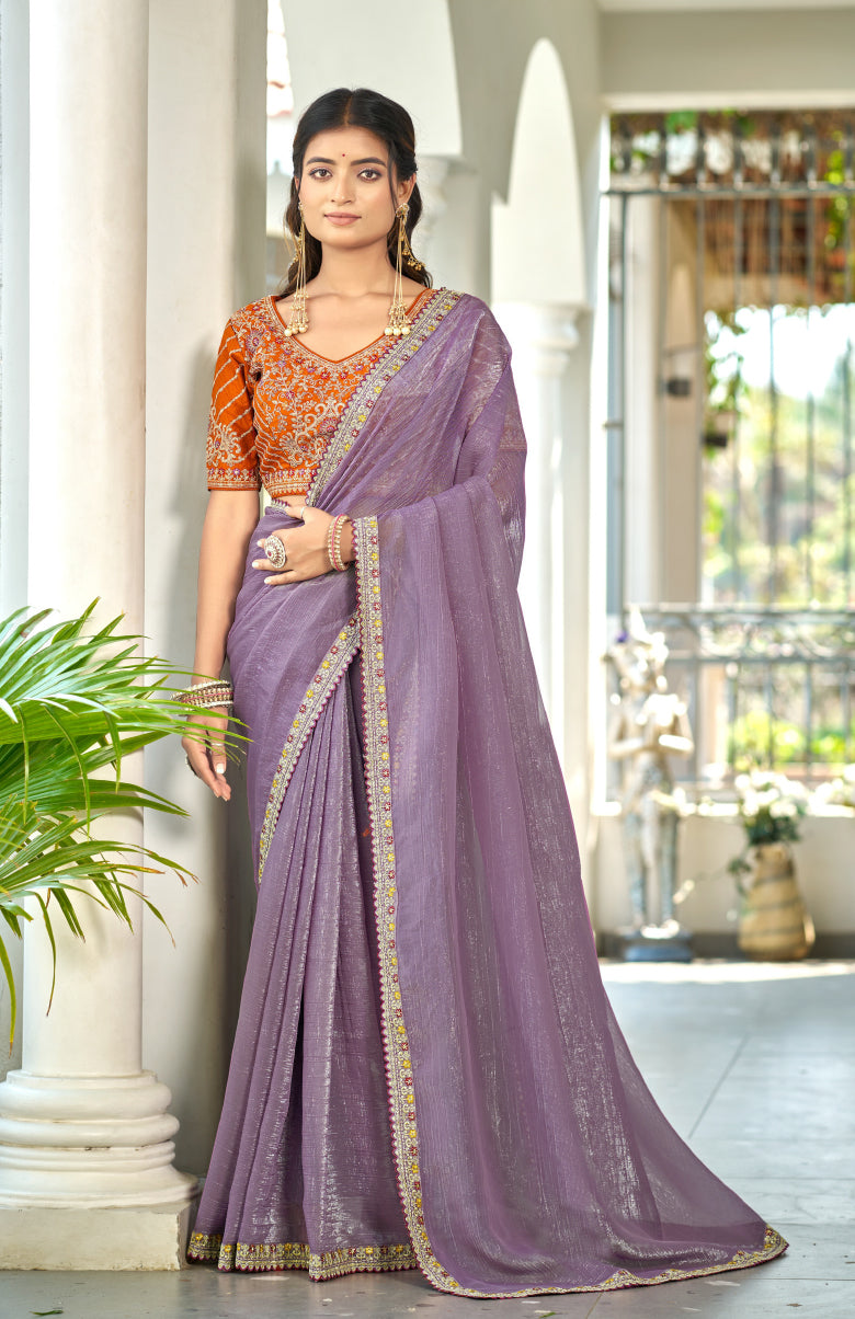 Mehera Satin Saree for Festive Wear