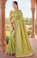 Trinaya Tissue Saree for Festive Wear