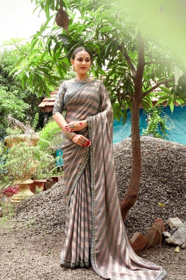 Desert Waves Silk Saree For Daily Wear