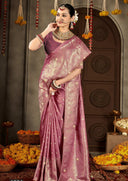 Satin Glowup Saree For Wedding Wear