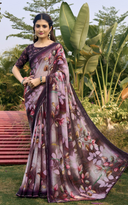 Elegant Weightless Chiffon Floral Digital Print Saree