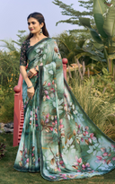Elegant Weightless Chiffon Floral Digital Print Saree