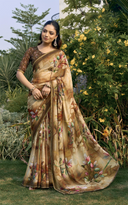 Elegant Weightless Chiffon Floral Digital Print Saree