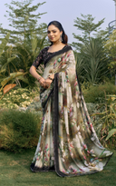 Elegant Weightless Chiffon Floral Digital Print Saree