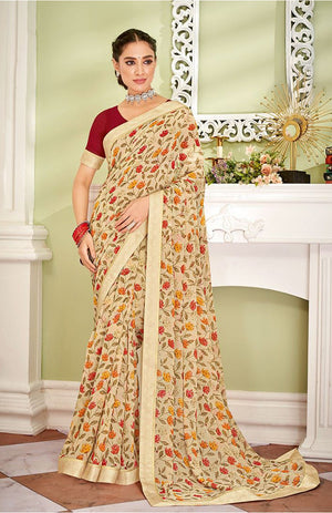 Autumn Bloom Saree