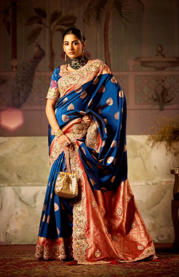 Zarista Art Silk Saree for Wedding Wear