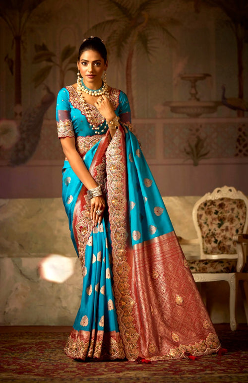 Zarista Art Silk Saree for Wedding Wear