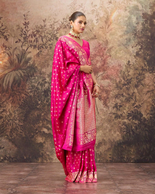 Dreamfall Satin Mushroo Silk Saree For Festive  Wear