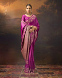 Mushroo Silk Dreamweave Saree For Festive Formal
