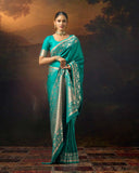 Mushroo Silk Dreamweave Saree For Festive Formal