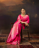 Mushroo Silk Dreamweave Saree For Festive Formal