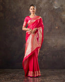 Ethera Mushroo Silk Saree For Festive Formal Wear
