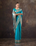 Ethera Mushroo Silk Saree For Festive Formal Wear