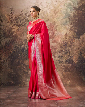 Mushroo Silk Celestia Saree For Festive Formal Wear