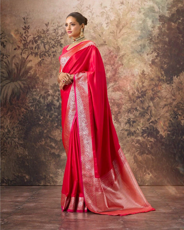 Mushroo Silk Celestia Saree For Festive Formal Wear