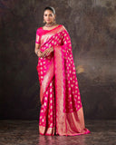 Timeless Flow Mushroo Silk Saree For Festive Formal Wear