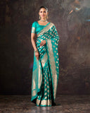 Timeless Flow Mushroo Silk Saree For Festive Formal Wear