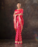 Timeless Flow Mushroo Silk Saree For Festive Formal Wear