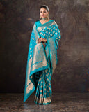 Timeless Flow Mushroo Silk Saree For Festive Formal Wear