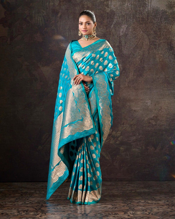 Timeless Flow Mushroo Silk Saree For Festive Formal Wear