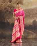 Soft Sheen Satin Saree for Wedding Wear