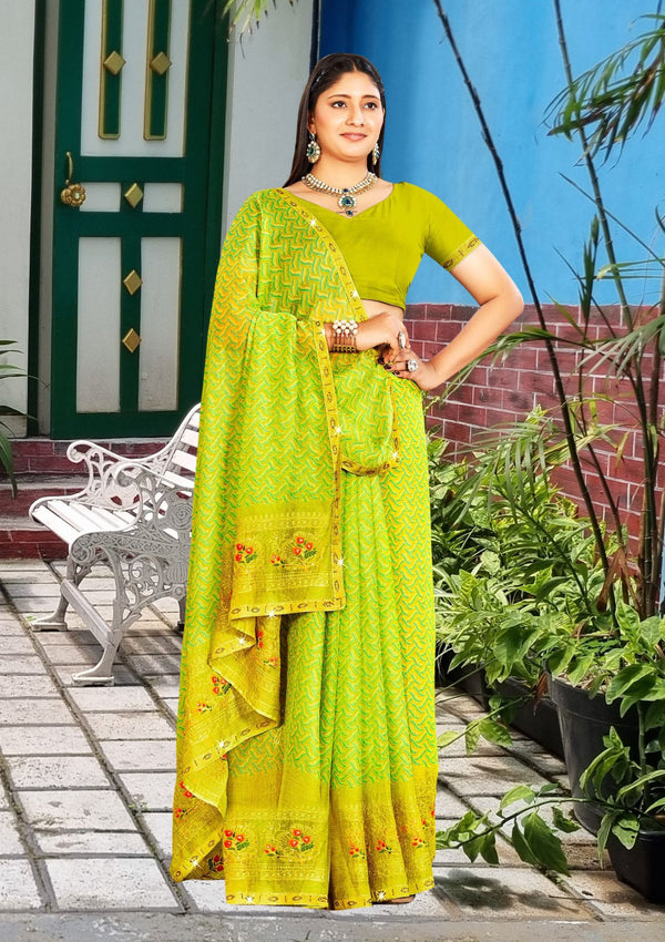 Avenza Chiffon Saree For Daily Wear