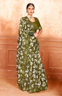 Flowy Georgette Saree For Semi Formal Wear