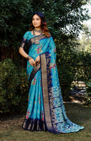 Floral Muse Silk Saree For Festive Wear