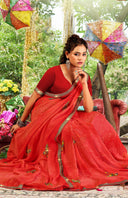 Soft Bloom Georgette Saree for Daily Wear