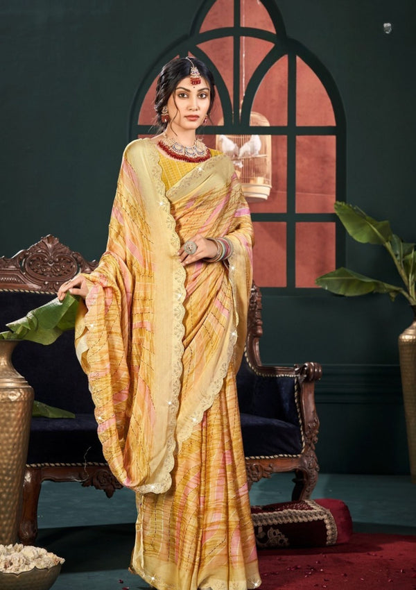 Vireza Crepe Saree For Daily Wear