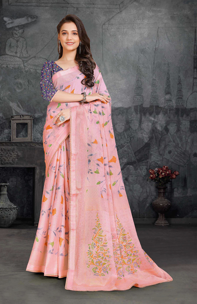 Floral Serenade Saree