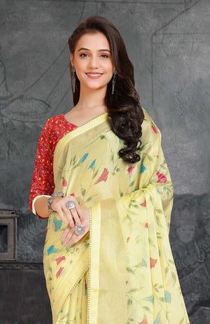 Floral Serenade Saree