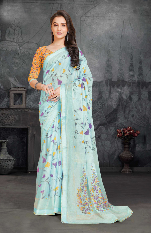 Floral Serenade Saree