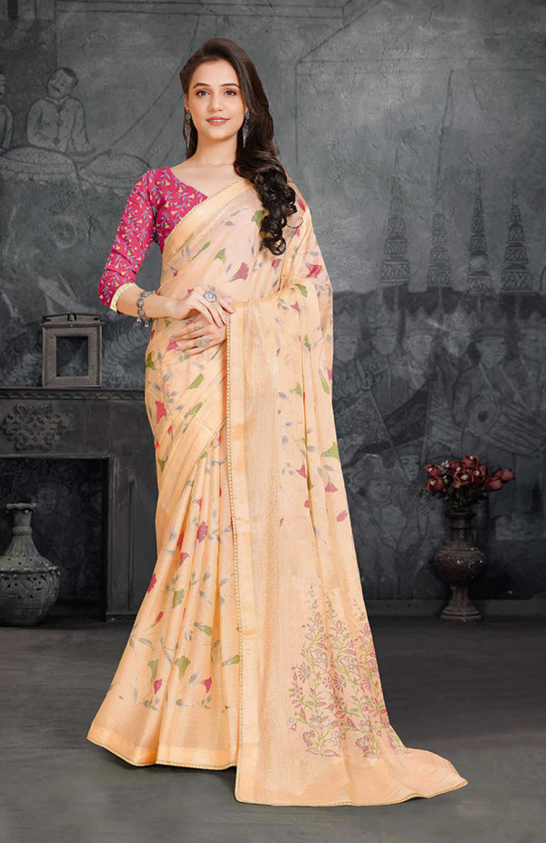 Floral Serenade Saree