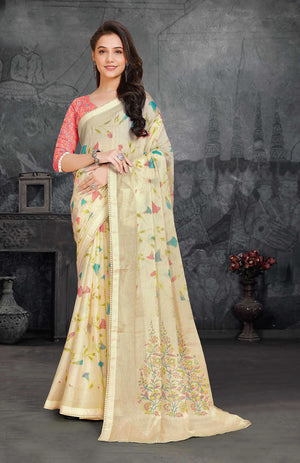 Floral Serenade Saree