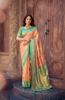 Zarista Glow Art Silk Saree for Wedding Wear