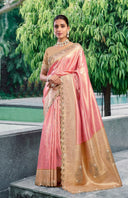 Chandini Veil Art Silk Tissue Saree for Wedding Wear