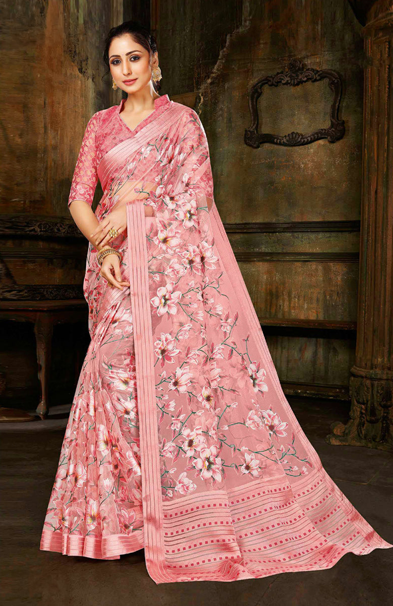 Blush Bloom Saree