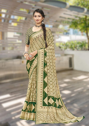 Glanzea Brasso Saree For Daily Wear