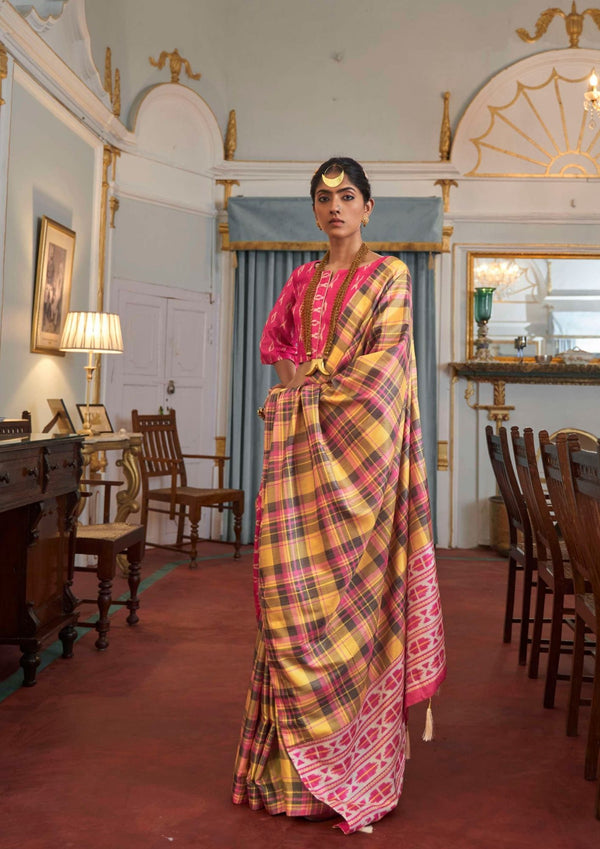 Linobloom Linen Saree for Wedding Wear